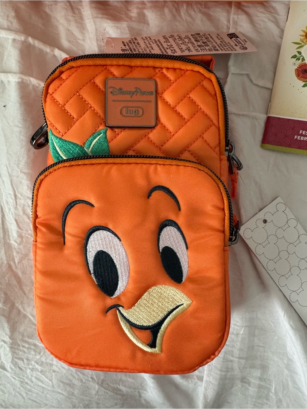 Disney Loungefly Orange Bird and Lug Crossbody - 2024 Flower & Garden Festival - Picture 3 of 16